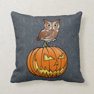 Halloween Eastern Screech Owl Kussen