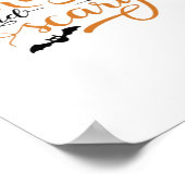 Halloween Eat Drink And Be Scary Creative Casual Poster (Hoek)