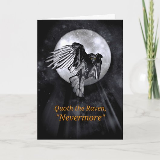 Halloween Edgar Allan Poe's The Raven Kaart (Voorkant)