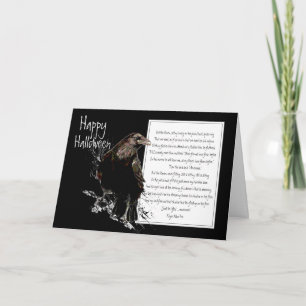 Halloween, Edgar Allen Poe, Raaf, Nooitmeer Kaart