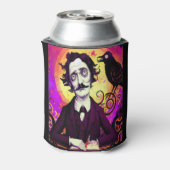 Halloween, Edgar Allen Poe, Raven, Nevermore Blikjeskoeler (Blikje Achterkant)