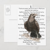 Halloween, Edgar Allen Poe, Raven, Nevermore Briefkaart (Voorkant / Achterkant)