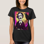 Halloween, Edgar Allen Poe, Raven, Nevermore T-Sh T-shirt (Voorkant)