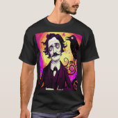 Halloween, Edgar Allen Poe, Raven, Nevermore T-shirt (Voorkant)