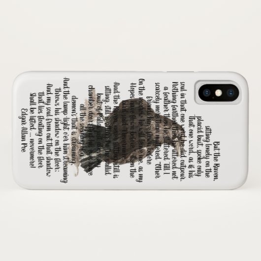 Halloween Edgar Allen Poe Raven Poem Case-Mate iPhone Case (Achterkant (horizontaal))