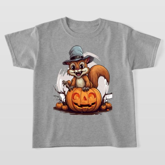 Halloween Eekhoorn T-shirt (Laagn)