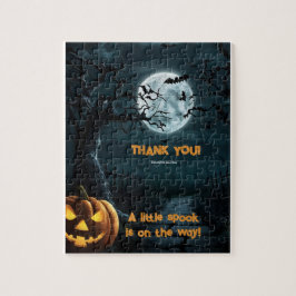 Halloween een beetje spook pompoen Baby shower Legpuzzel