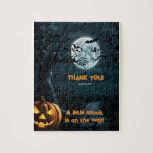 Halloween een beetje spook pompoen Baby shower Legpuzzel