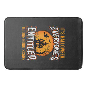 Halloween Eén goede schrik spookhuis citaat Badmat