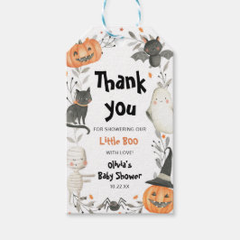 Halloween Een Kleine Boe Baby Shower Favor Tags Cadeaulabel