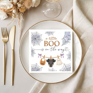 Halloween Een Kleine Boe Baby Shower Servetten