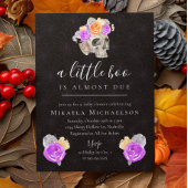 Halloween Een Kleine Boo  Bloemen Baby shower Kaart