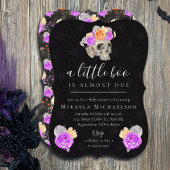 Halloween Een Kleine Boo  Bloemen Baby shower Kaart