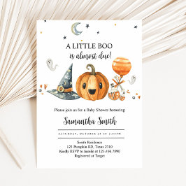 Halloween een Little Boo Pumpkin Baby shower Kaart