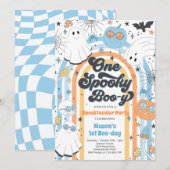 Halloween Een Spooky Boo-y Ghost 1e Verjaardag Kaart (Voorkant / Achterkant)