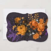 Halloween Eenhoorn Gezichtsuitnodigingen ELK EVENE Kaart (Achterkant)