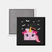 Halloween Eenhoorn Master Builder Blokken Gebouw K Magneet (Voorkant / Achterkant)