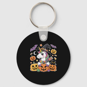Halloween Eenhoorn Pompoen Kat Kinder Schattigee K Sleutelhanger