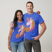 Halloween Eenhoorn Schattig grappig T-shirt (Unisex)