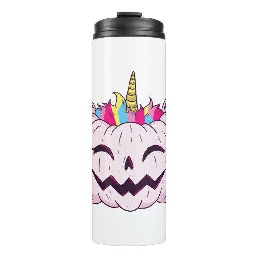 Halloween eenhoorn thermosbeker (Voorkant)