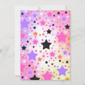 Halloween Eenhoorn Verjaardag Uitnodigen Halloween Kaart (Achterkant)