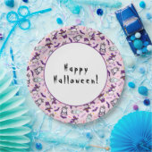 Halloween Eenhoorns Papieren Bordje (Feest)
