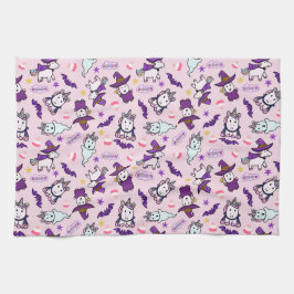 Halloween Eenhoorns Theedoek