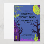 Halloween Eenvoudig Kaart (Voorkant / Achterkant)