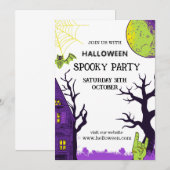 Halloween Eenvoudig Kaart (Voorkant / Achterkant)