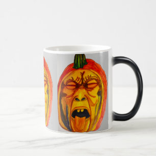 HALLOWEEN EERIE POMPOEN GEZICHT MAGISCHE MOK