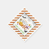 Halloween Eerste Verjaardag Party Servet - Custom (Hoek)