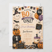 Halloween Eerste Verjaardagsfeestje Kaart (Voorkant)