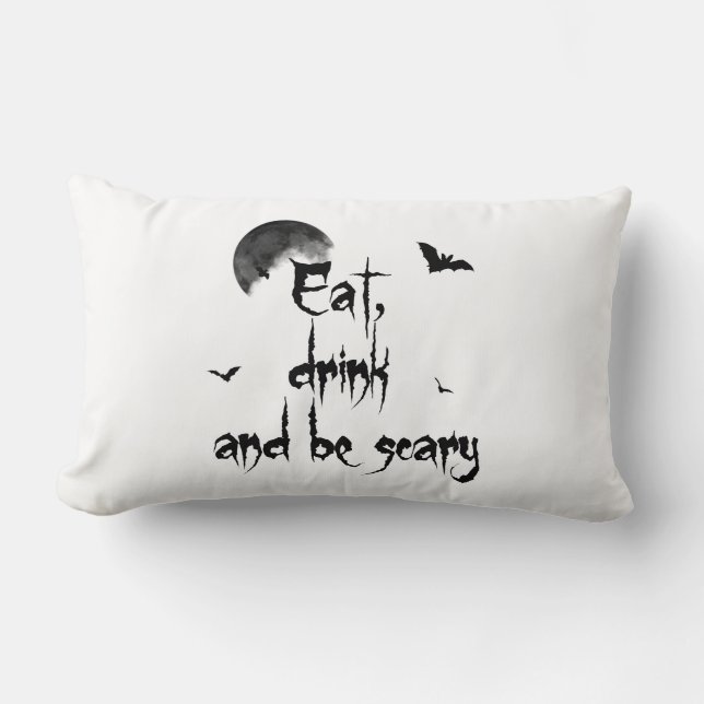 Halloween - eet, drink en ben eng kussen (Voorkant)