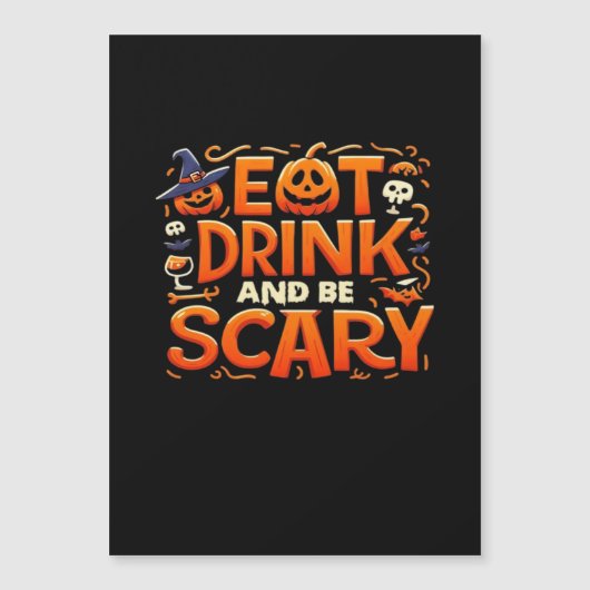 Halloween Eet, Drink En Wees Bang (Voorkant)
