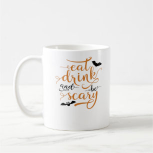 Halloween Eet, Drink En Wees Schattig Creatieve Ca Koffiemok