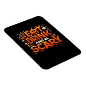 Halloween Eet, Drink En Wees Schrikbarend Magneet (Rechterzijde)