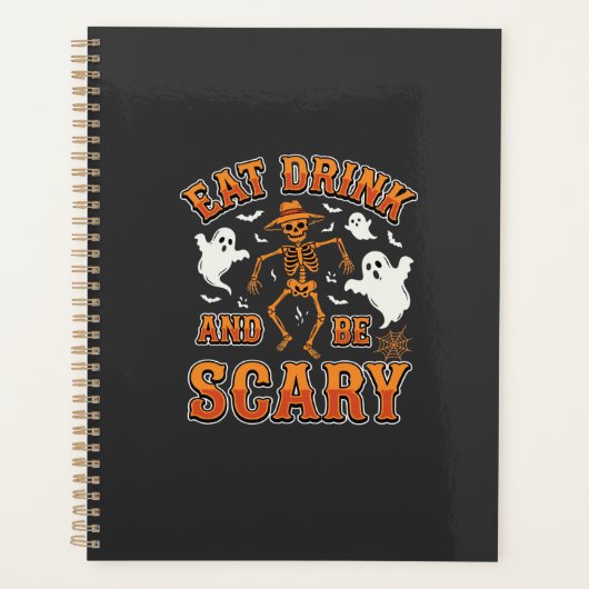 Halloween Eet Drink Wees Eng Geest Ontwerp_1 Planner (Voorkant)