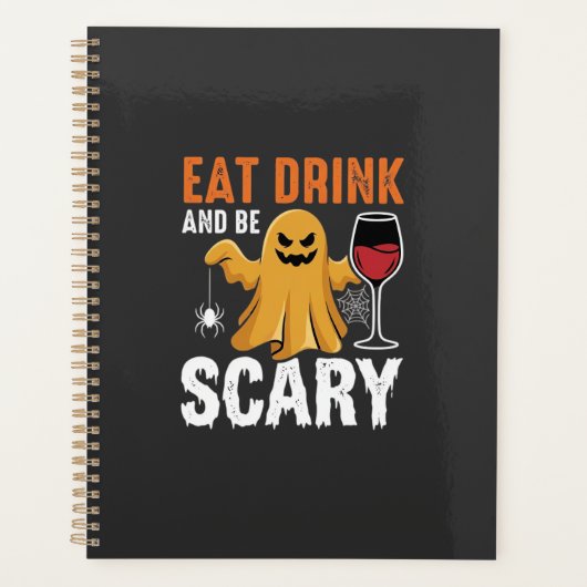 Halloween Eet Drink Wees Eng Geest Ontwerp_1 Planner (Voorkant)