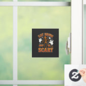 Halloween Eet Drink Wees Schrikbarend Geest Ontwer Raamsticker (Huis)