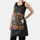 Halloween Eet Drink Wees Schrikbarend Geest Ontwer Schort (Insitu)