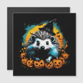 Halloween Egel en pompoenen schattig (Voorkant / Achterkant)