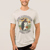 Halloween Egel Tri-Blend Shirt (Voorkant)