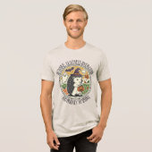 Halloween Egel Tri-Blend Shirt (Voorkant volledig)
