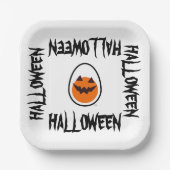 Halloween Egg Paper Bord (Voorkant)