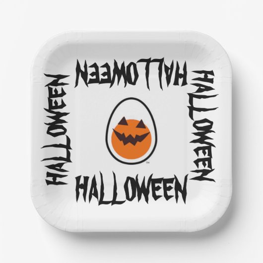 Halloween Egg Paper Bord (Voorkant)