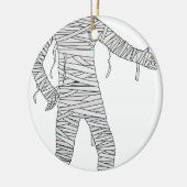 Halloween Egyptian Mummy Keramisch Ornament (Links)