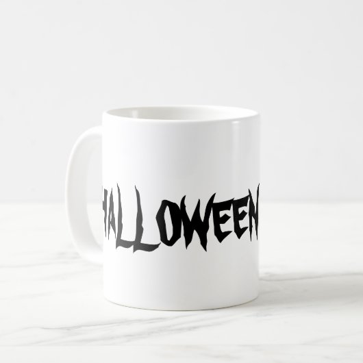 Halloween-ei Koffiemok (Voorkant links)