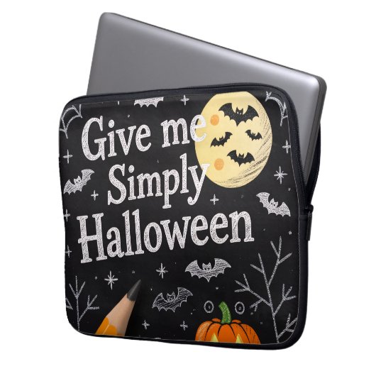 Halloween Electronics Bag Laptop Sleeve (Voorkant Links)