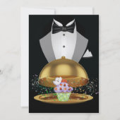 Halloween Elegant Cupcake Uitnodiging - SRF (Voorkant)