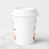 Halloween Elegant Fall Leaves Papieren Bekers (Rechts)